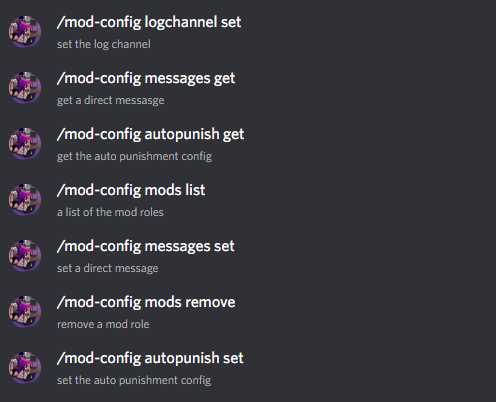 mod config